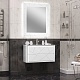 Opadiris Мебель для ванной Луиджи 90 подвесная белая матовая – фотография-16